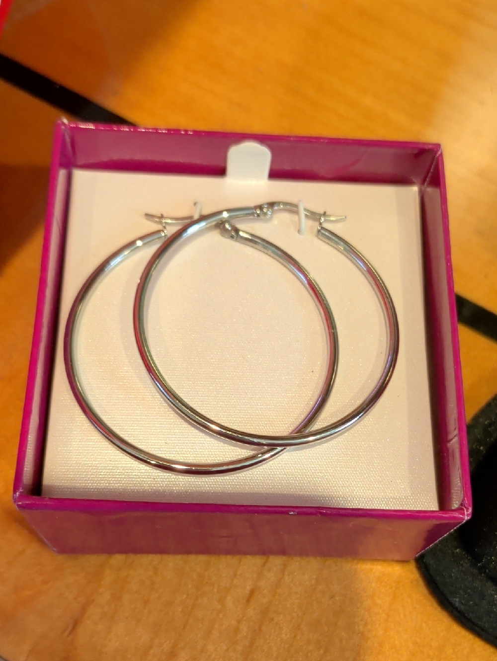 Silver Hoop Earrings - Classic Women Jewelry